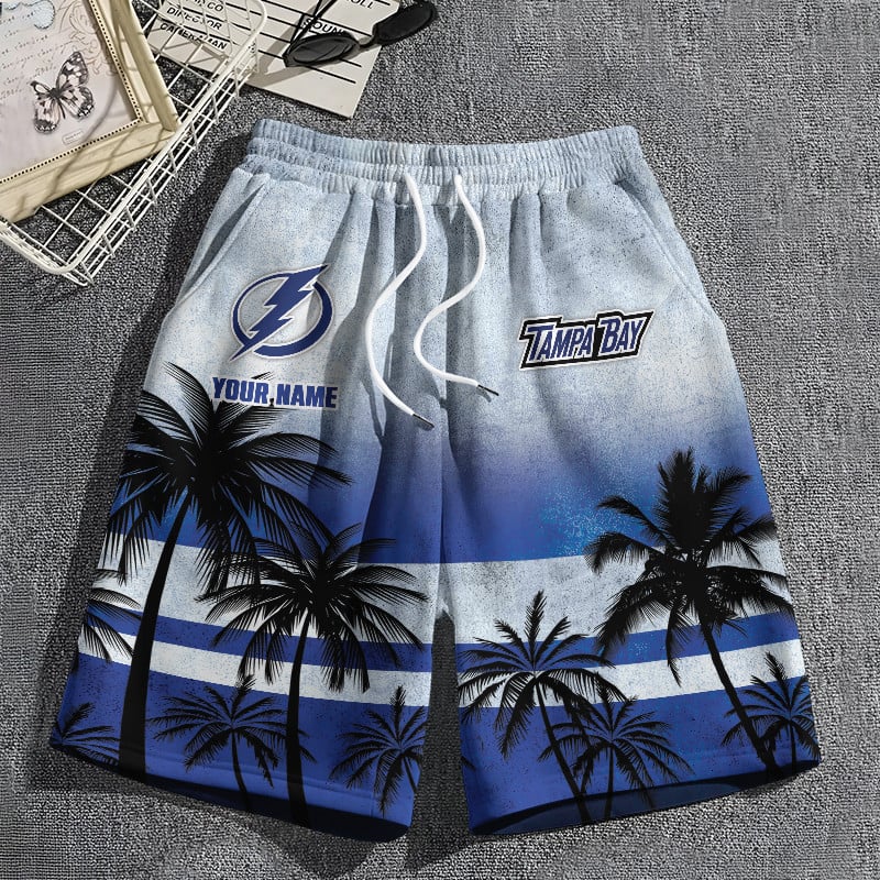 LIMITED EDITION - NEW PREMIUM NHL12 TB LIGHTNING SHORT PANTS