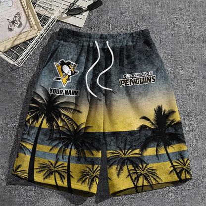 LIMITED EDITION - NEW PREMIUM NHL26 PB PENGUINS SHORT PANTS
