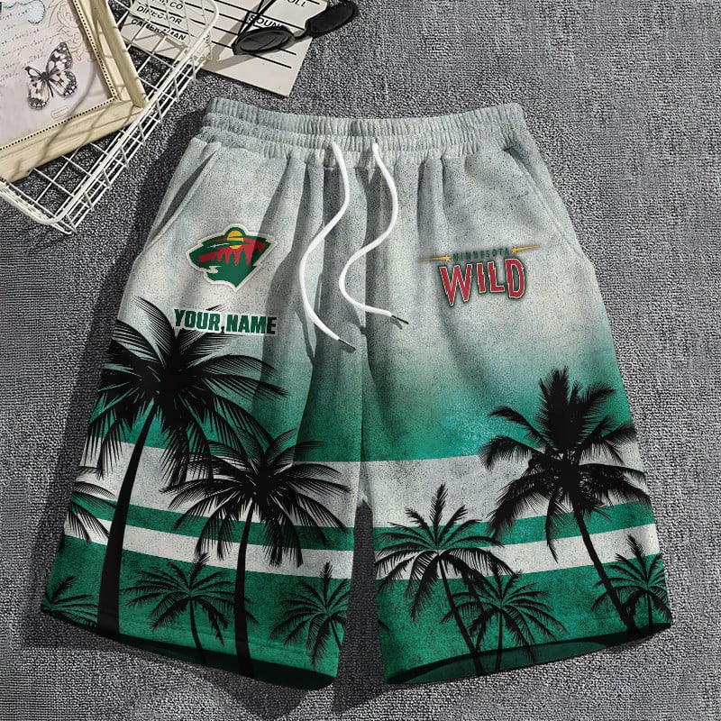 LIMITED EDITION - NEW PREMIUM NHL13 MN WILD SHORT PANTS