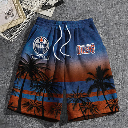 LIMITED EDITION - NEW PREMIUM NHL03 ED OILERS SHORT PANTS