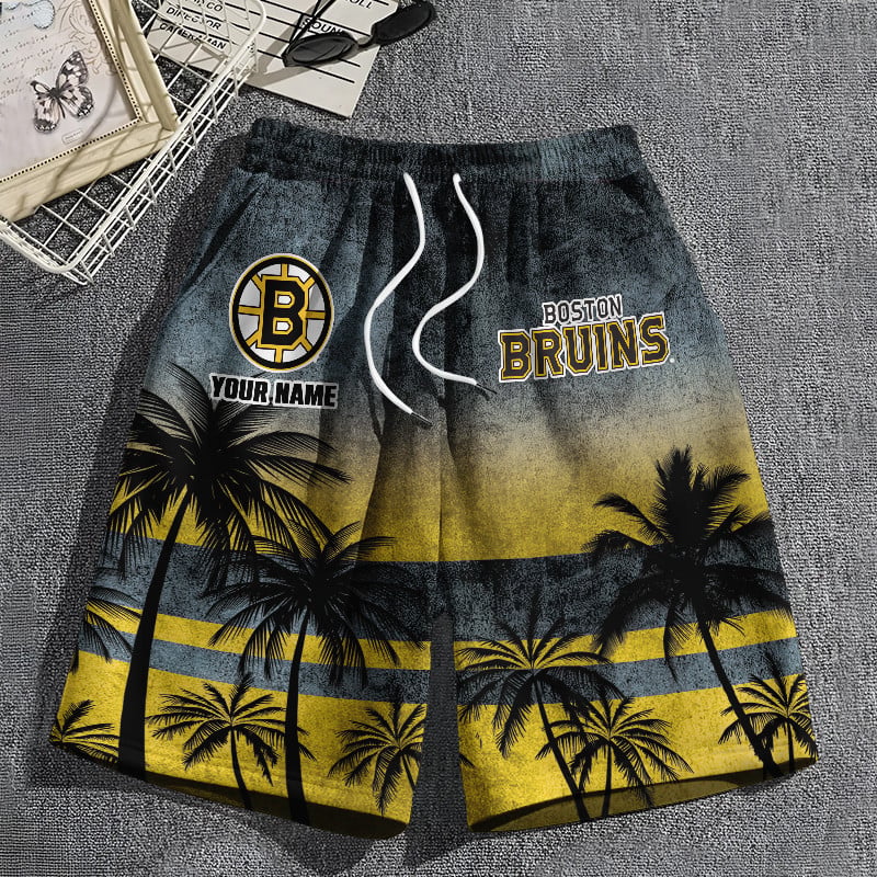 LIMITED EDITION - NEW PREMIUM NHL02 BT BRUINS SHORT PANTS