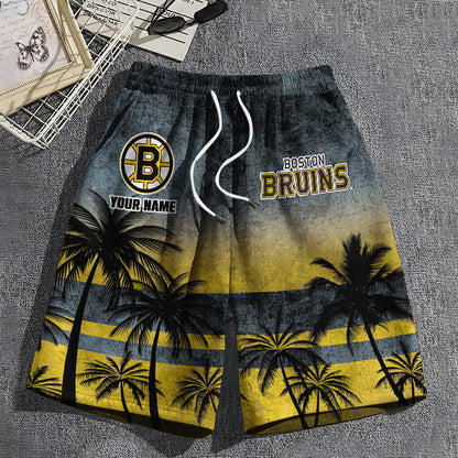 LIMITED EDITION - NEW PREMIUM NHL02 BT BRUINS SHORT PANTS