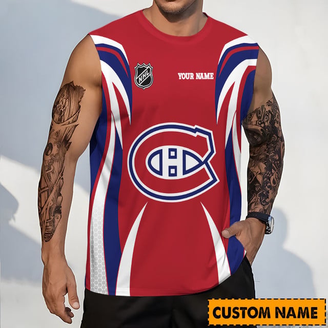 LIMITED EDITION - NEW CUSTOMIZED NHL11 MCD MONTREAL CANADIENS TANK TOP & GYM SHIRT