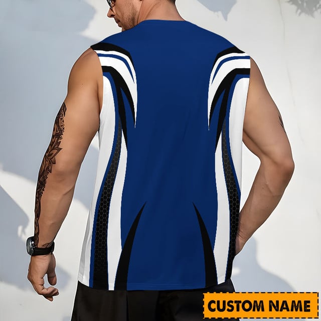 LIMITED EDITION - NEW CUSTOMIZED NHL12 TPL TAMPA BAY LIGHTNING TANK TOP & GYM SHIRT