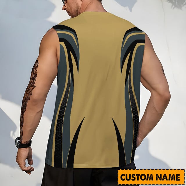 LIMITED EDITION - NEW CUSTOMIZED NHL04 VGK VEGAS GOLDEN KNIGHTS TANK TOP & GYM SHIRT