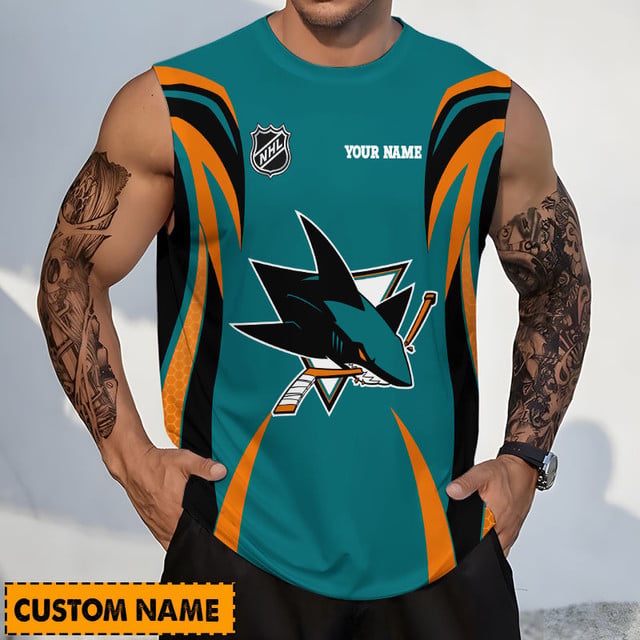 LIMITED EDITION - NEW CUSTOMIZED NHL30 AZC ARIZONA COYOTES TANK TOP & GYM SHIRT