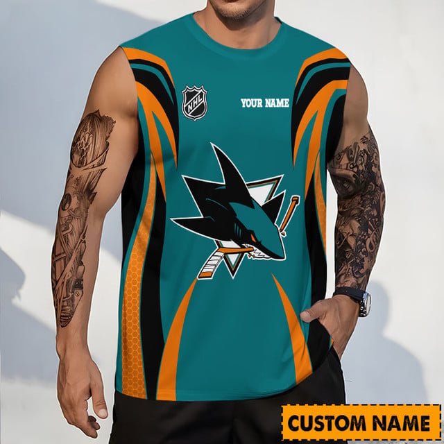 LIMITED EDITION - NEW CUSTOMIZED NHL30 AZC ARIZONA COYOTES TANK TOP & GYM SHIRT