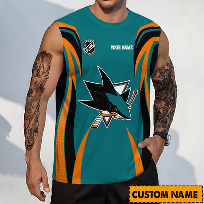 LIMITED EDITION - NEW CUSTOMIZED NHL30 AZC ARIZONA COYOTES TANK TOP & GYM SHIRT
