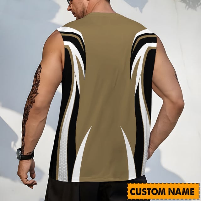 LIMITED EDITION - NEW CUSTOMIZED NHL09 AHD ANAHEIM DUCKS TANK TOP & GYM SHIRT
