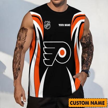 LIMITED EDITION - NEW CUSTOMIZED NHL27 PPF PHILADELPHIA FLYERS TANK TOP & GYM SHIRT