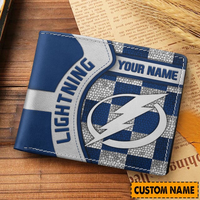 LIMITED EDITION - NEW CUSTOMIZED NHL12 TPL TAMPA BAY LIGHTNING 3D PRINTED WALLET