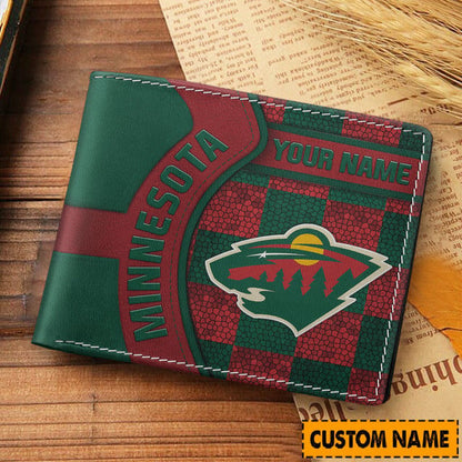 LIMITED EDITION - NEW CUSTOMIZED NHL13 MNW MINNESOTA WILD 3D PRINTED WALLET