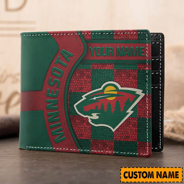LIMITED EDITION - NEW CUSTOMIZED NHL13 MNW MINNESOTA WILD 3D PRINTED WALLET