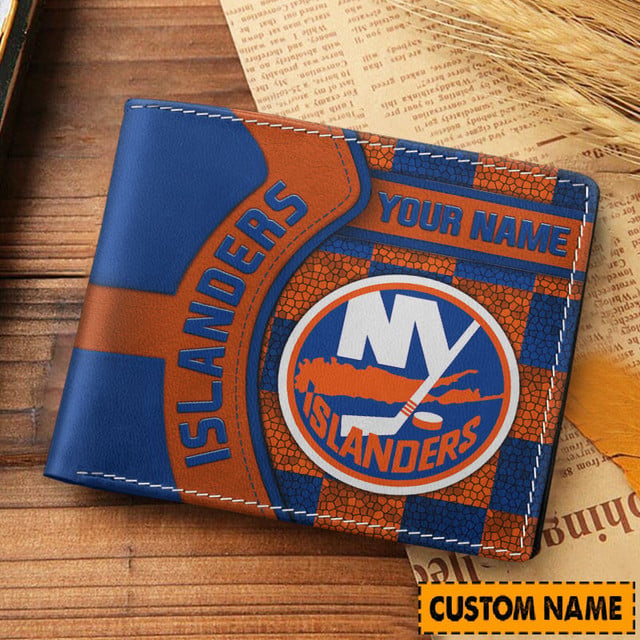 LIMITED EDITION - NEW CUSTOMIZED NHL25 NYI NEW YORK ISLANDERS 3D PRINTED WALLET