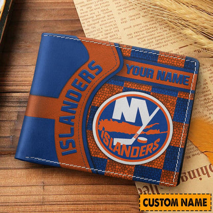 LIMITED EDITION - NEW CUSTOMIZED NHL25 NYI NEW YORK ISLANDERS 3D PRINTED WALLET