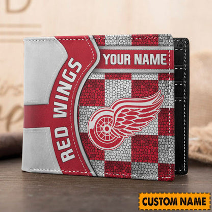 LIMITED EDITION - NEW CUSTOMIZED NHL22 DRW DETROIT RED WINGS 3D PRINTED WALLET