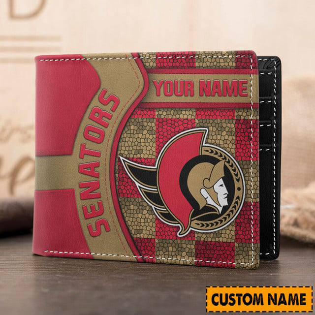 LIMITED EDITION - NEW CUSTOMIZED NHL29 OSN OTTAWA SENATORS 3D PRINTED WALLET