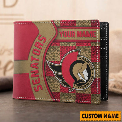 LIMITED EDITION - NEW CUSTOMIZED NHL29 OSN OTTAWA SENATORS 3D PRINTED WALLET