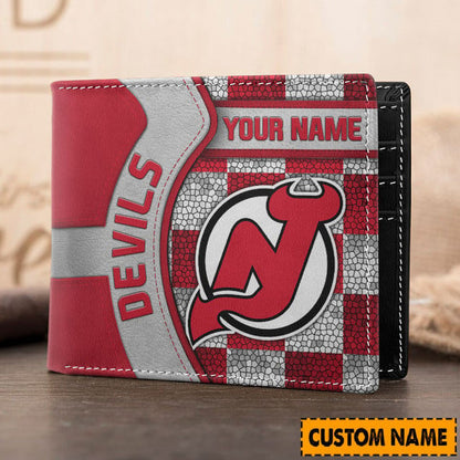 LIMITED EDITION - NEW CUSTOMIZED NHL06 NJD NEW JERSEY DEVILS 3D PRINTED WALLET