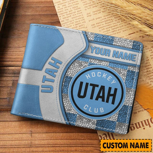 LIMITED EDITION - NEW CUSTOMIZED NHL33 UMH UTAH MAMMOTH 3D PRINTED WALLET