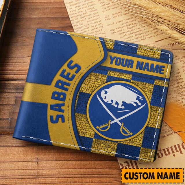 LIMITED EDITION - NEW CUSTOMIZED NHL28 BFS BUFFALO SABRES 3D PRINTED WALLET
