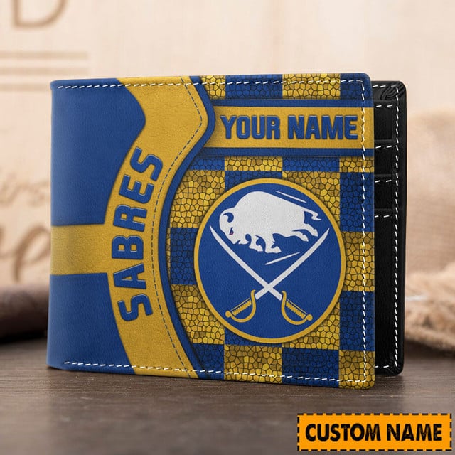 LIMITED EDITION - NEW CUSTOMIZED NHL28 BFS BUFFALO SABRES 3D PRINTED WALLET
