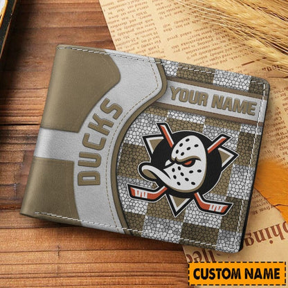LIMITED EDITION - NEW CUSTOMIZED NHL09 AHD ANAHEIM DUCKS 3D PRINTED WALLET
