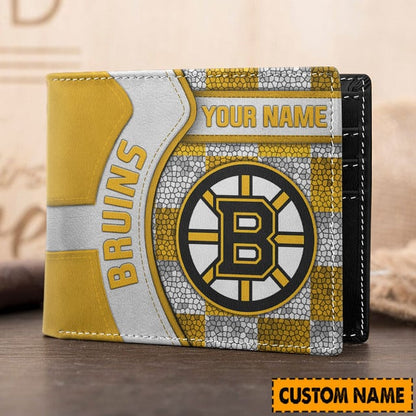 LIMITED EDITION - NEW CUSTOMIZED NHL02 BTB BOSTON BRUINS 3D PRINTED WALLET