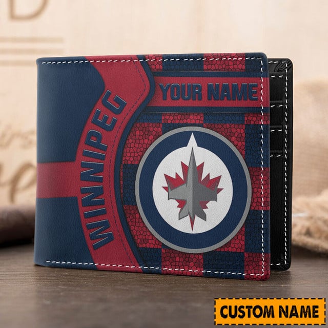 LIMITED EDITION - NEW CUSTOMIZED NHL21 WPJ WINNIPEG JETS 3D PRINTED WALLET