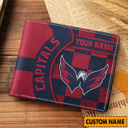 LIMITED EDITION - NEW CUSTOMIZED NHL10 WCP WASHINGTON CAPITALS 3D PRINTED WALLET