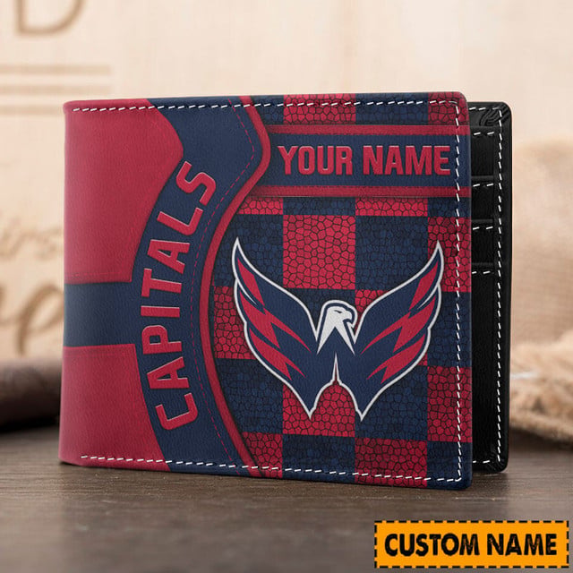LIMITED EDITION - NEW CUSTOMIZED NHL10 WCP WASHINGTON CAPITALS 3D PRINTED WALLET