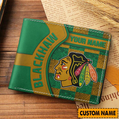 LIMITED EDITION - NEW CUSTOMIZED NHL08 CBH CHICAGO BLACKHAWKS 3D PRINTED WALLET