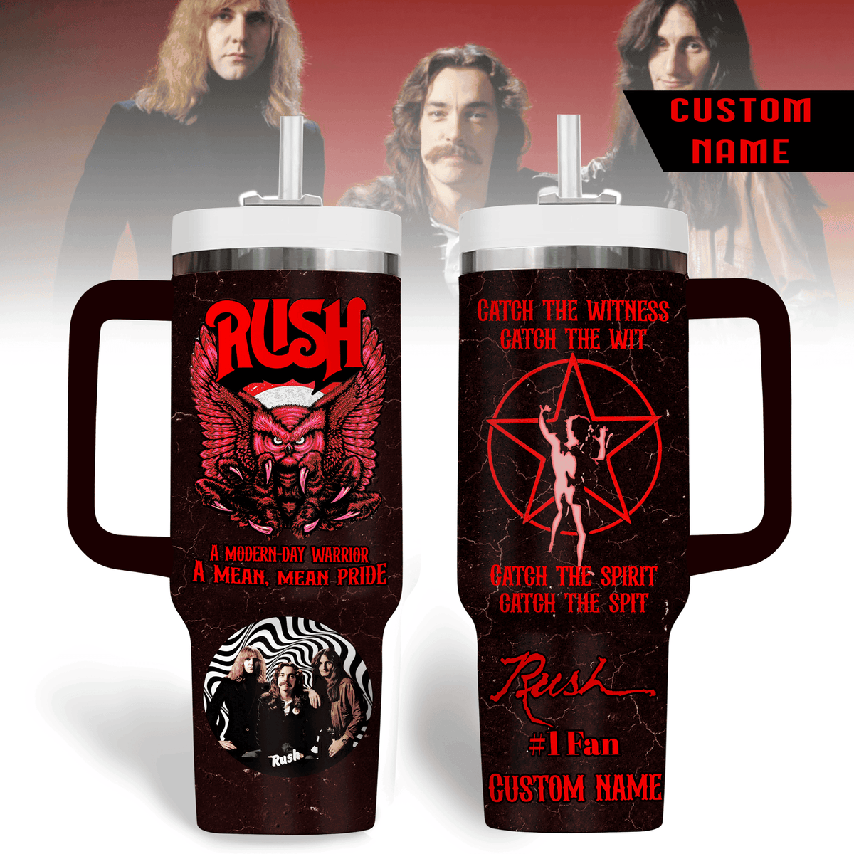 LIMITED EDITION - NEW CUSTOMIZED RUSH 40 OZ TUMBLER