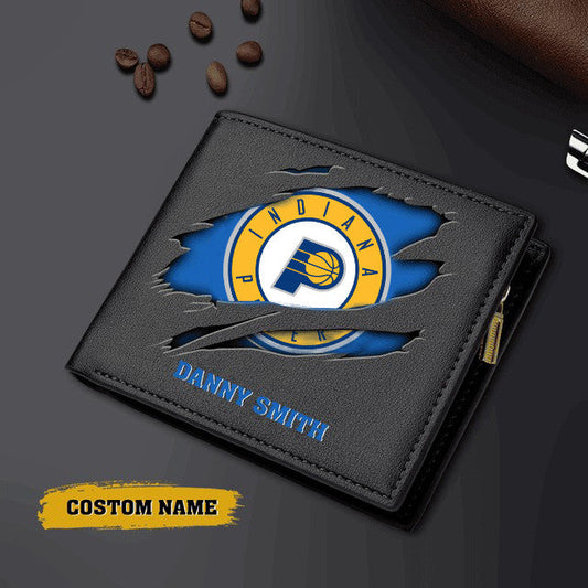 New NBA Customized Special Leather Wallet ( Black & Brown )