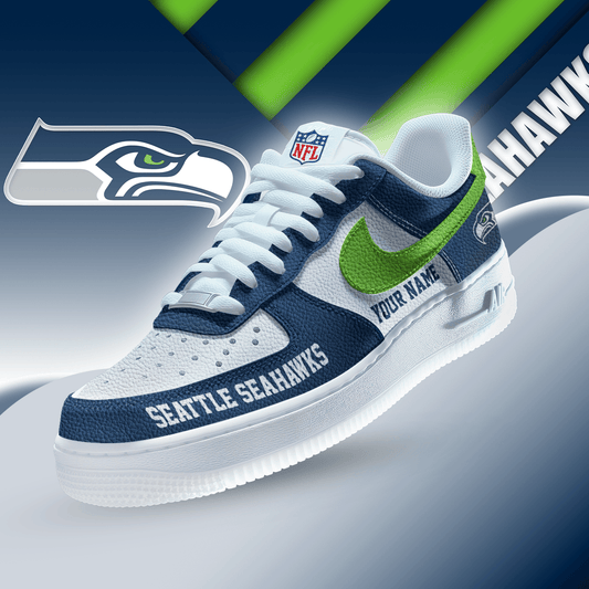 [SPECIAL OFFER] NEW CUSTOMIZED NFL06 SSH SEATTLE SEAHAWKS AF1 SNEAKERS
