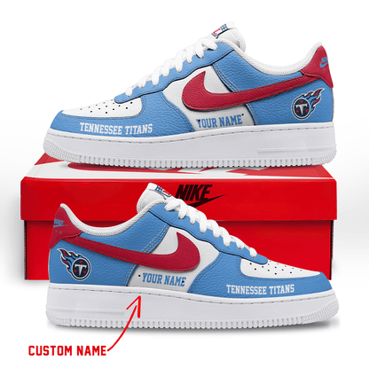 [SPECIAL OFFER] NEW CUSTOMIZED NFL31 TST TENNESSEE TITANS AF1 SNEAKERS