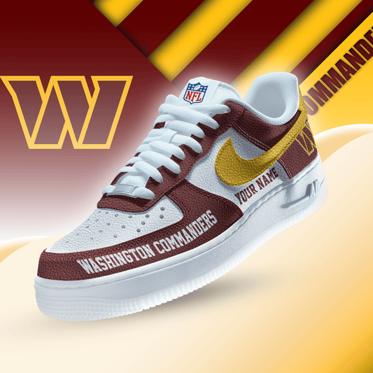 [SPECIAL OFFER] NEW CUSTOMIZED NFL12 WTC WASHINGTON COMMANDERS AF1 SNEAKERS