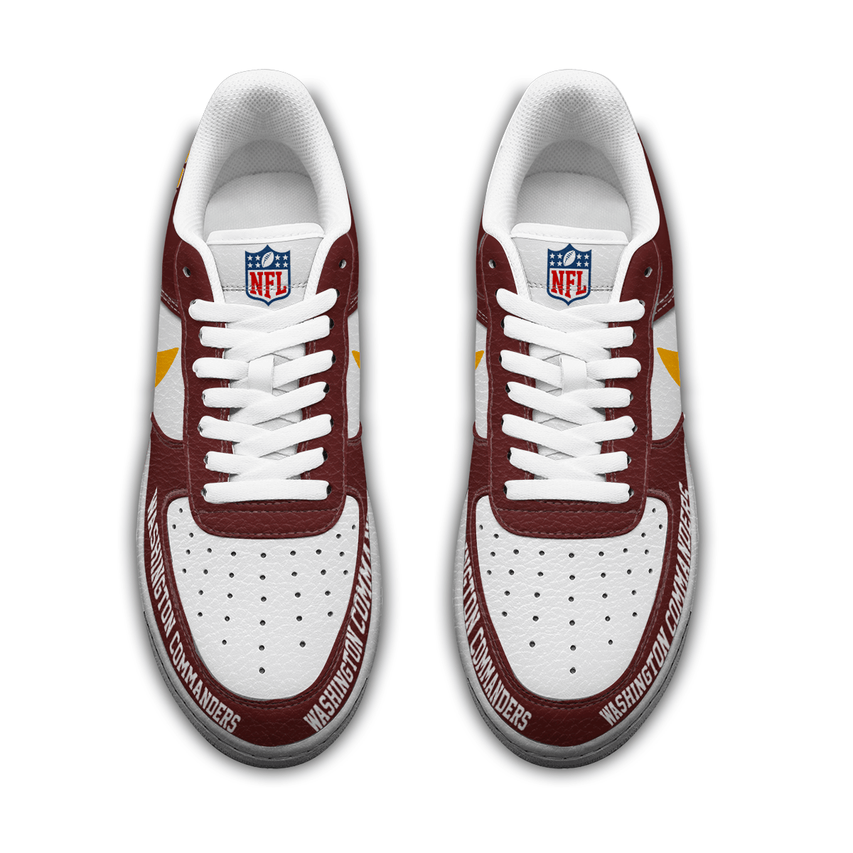 [SPECIAL OFFER] NEW CUSTOMIZED NFL12 WTC WASHINGTON COMMANDERS AF1 SNEAKERS