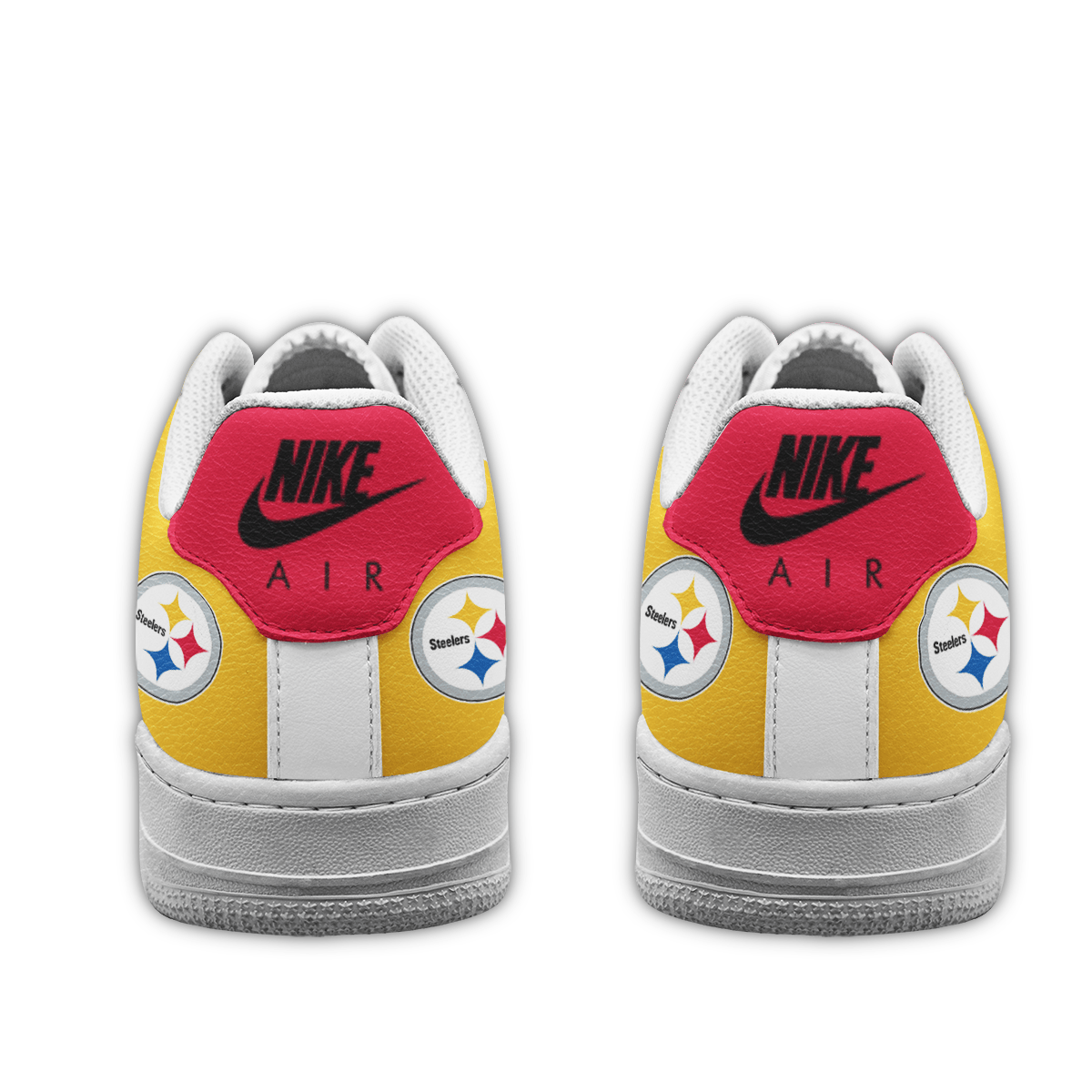 [SPECIAL OFFER] NEW CUSTOMIZED NFL14 PSB PITTSBURGH STEELERS AF1 SNEAKERS