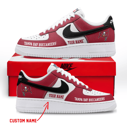 [SPECIAL OFFER] NEW CUSTOMIZED NFL10 TBB TAMPA BAY BUCCANEERS F1 SNEAKERS