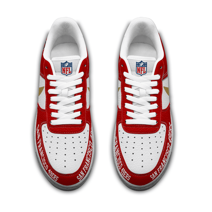 [SPECIAL OFFER] NEW CUSTOMIZED NFL11 SF49 SAN FRANCISCO 49ERS AF1 SNEAKERS