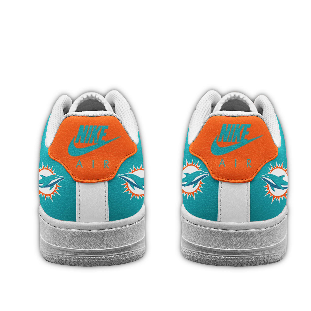 [SPECIAL OFFER] NEW CUSTOMIZED NFL19 MDP MIAMI DOLPHINS AF1 SNEAKERS