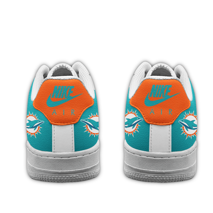 [SPECIAL OFFER] NEW CUSTOMIZED NFL19 MDP MIAMI DOLPHINS AF1 SNEAKERS
