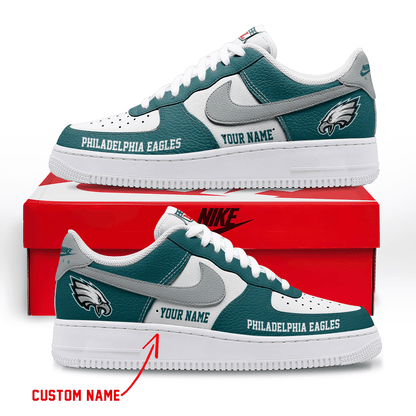 [SPECIAL OFFER] NEW CUSTOMIZED NFL02 PPE PHILADELPHIA EAGLES AF1 SNEAKERS