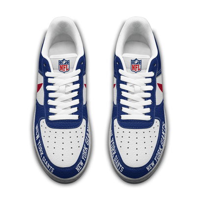 [SPECIAL OFFER] NEW CUSTOMIZED NFL32 NYG NEW YORK GIANTS AF1 SNEAKERS