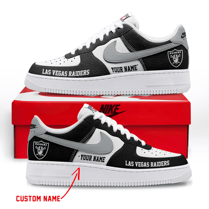 [SPECIAL OFFER] NEW CUSTOMIZED NFL07 LVR LAS VEGAS RAIDERS AF1 SNEAKERS