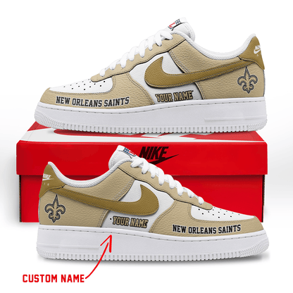[SPECIAL OFFER] NEW CUSTOMIZED NFL24 NOS NEW ORLEANS SAINTS AF1 SNEAKERS