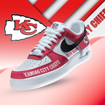 [SPECIAL OFFER] NEW CUSTOMIZED NFL01 KCC KANSAS CITY CHIEFS AF1 SNEAKERS