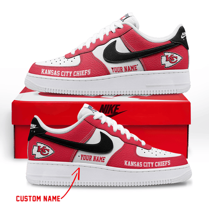 [SPECIAL OFFER] NEW CUSTOMIZED NFL01 KCC KANSAS CITY CHIEFS AF1 SNEAKERS