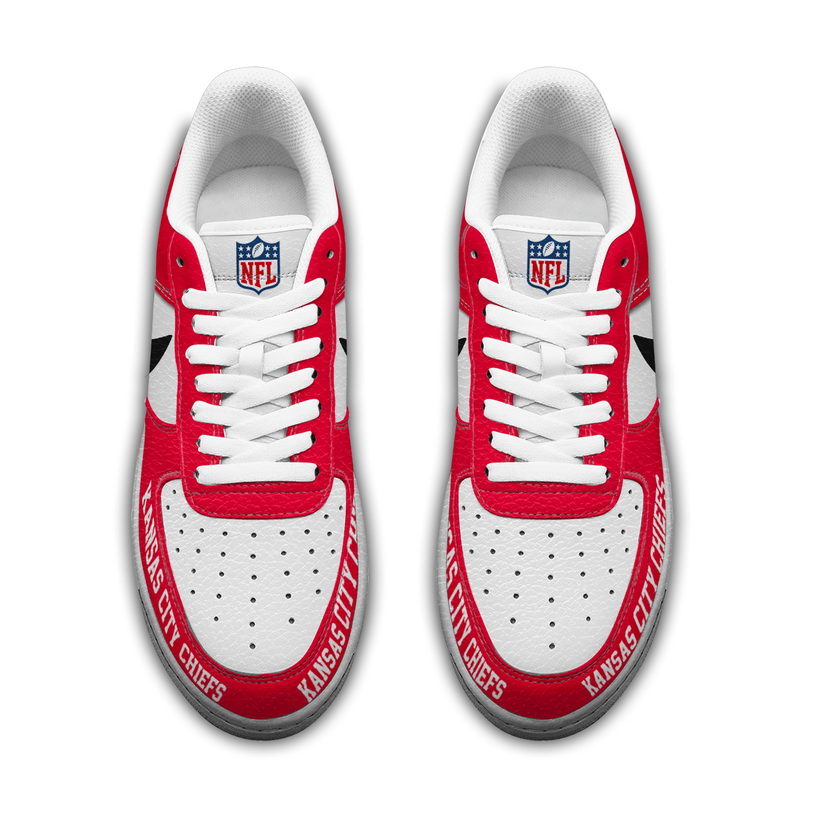 [SPECIAL OFFER] NEW CUSTOMIZED NFL01 KCC KANSAS CITY CHIEFS AF1 SNEAKERS